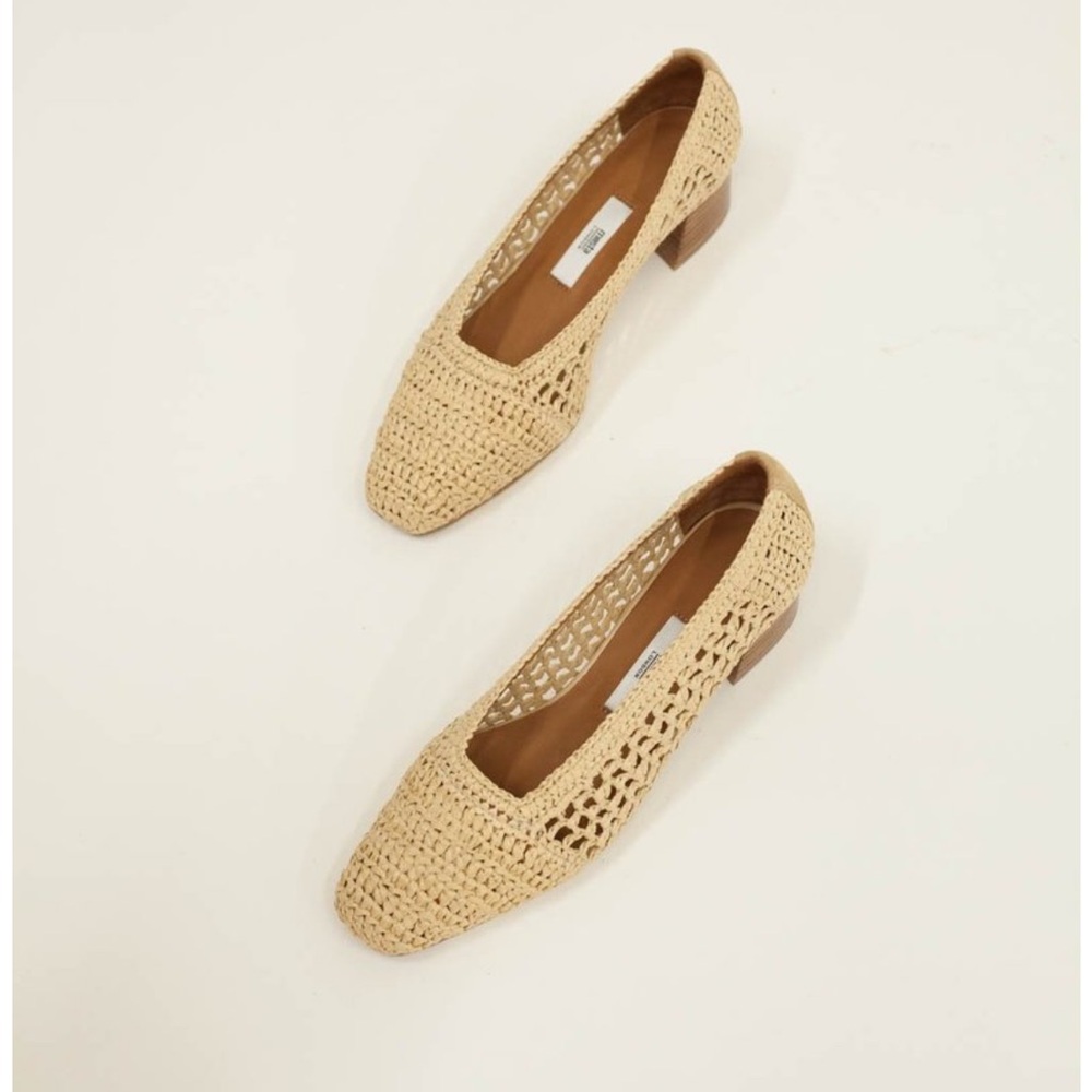 Miista Raffia Woven shoe